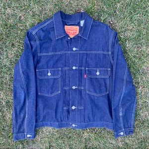 VINTAGE STYLE Levi’s Indigo Type 2 II denim jacket Size Large